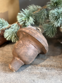 Metalen Ornament Roestbruin aan Touw