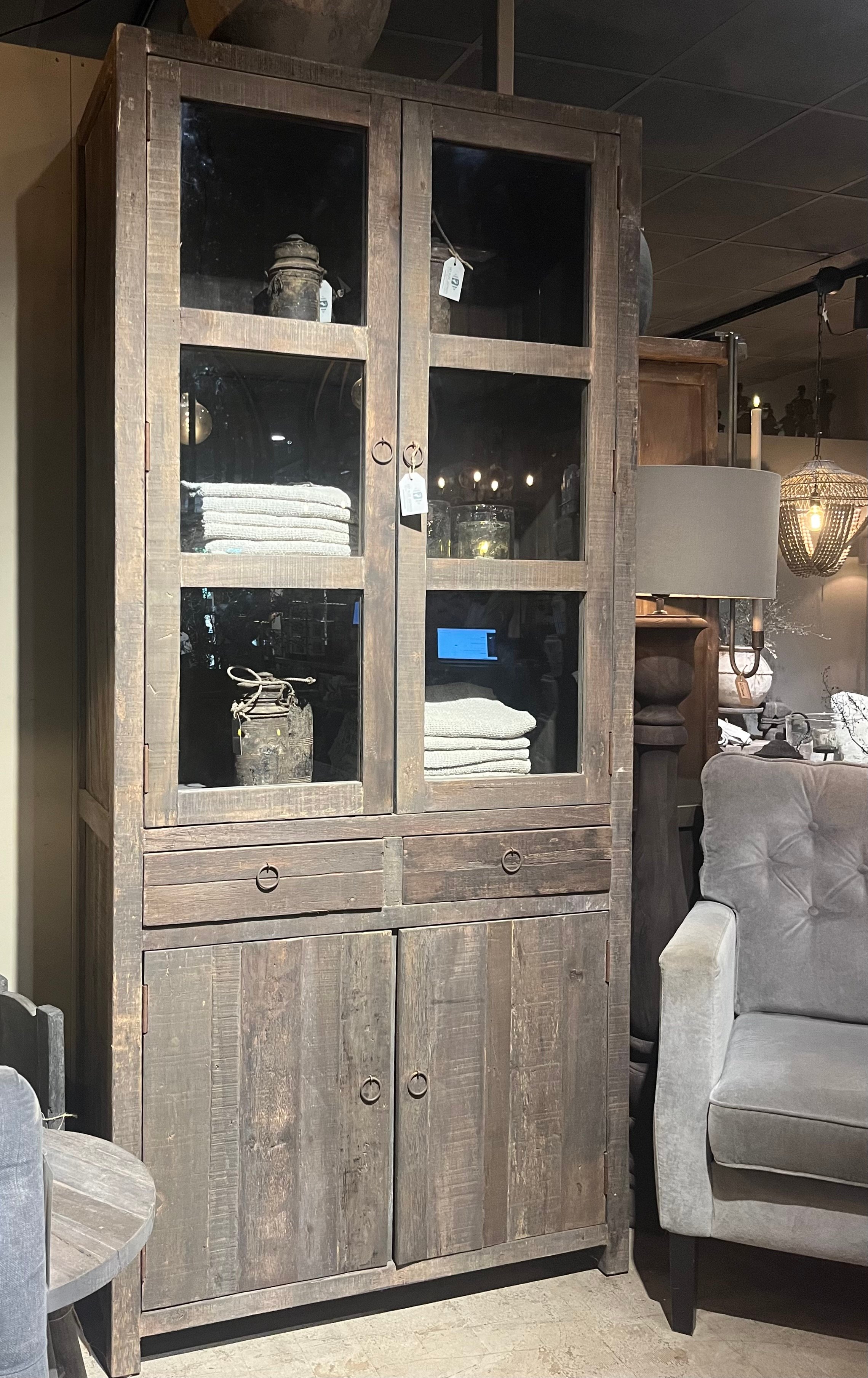 Kast Juna 4-deurs en 2-Lades -Driftwood-
