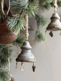 Holzornament mit Münzen Rustic am Seil
