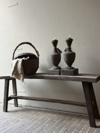 Oud Houten Bankje 121 cm