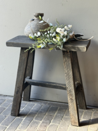 Oud Houten Bankje 46 cm