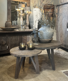 Couchtisch-Set Altes Holz -Driftwood-