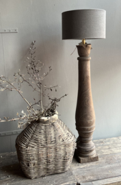 Houten Balusterlamp  -Aura Peeperkorn-