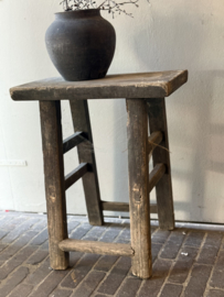 Oud Houten Kruk