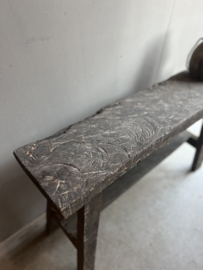 Oud Houten Bankje 81 cm
