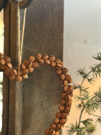 Hanger Hart Belletjes Roest Large