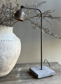 Leeslamp Abel Rough Brown