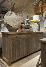 Dressoir 5 deurs en 4 lades ''Driftwood''