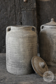Stenen Kruik met Deksel Large -Old Barn-