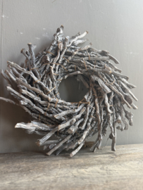 Krans Half Botay Frosted 30 cm