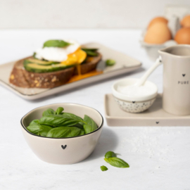 Schale mit schwarzem Herz -Bastion Collections-