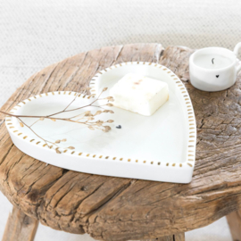 Schaaltje Hart met Bruine Streepjes -Bastion Collections-