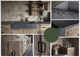 Rustikale Landhausküche | Granitplatte | Mix & Match