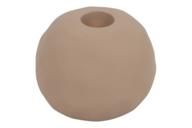 Stenen Kandelaar Beige
