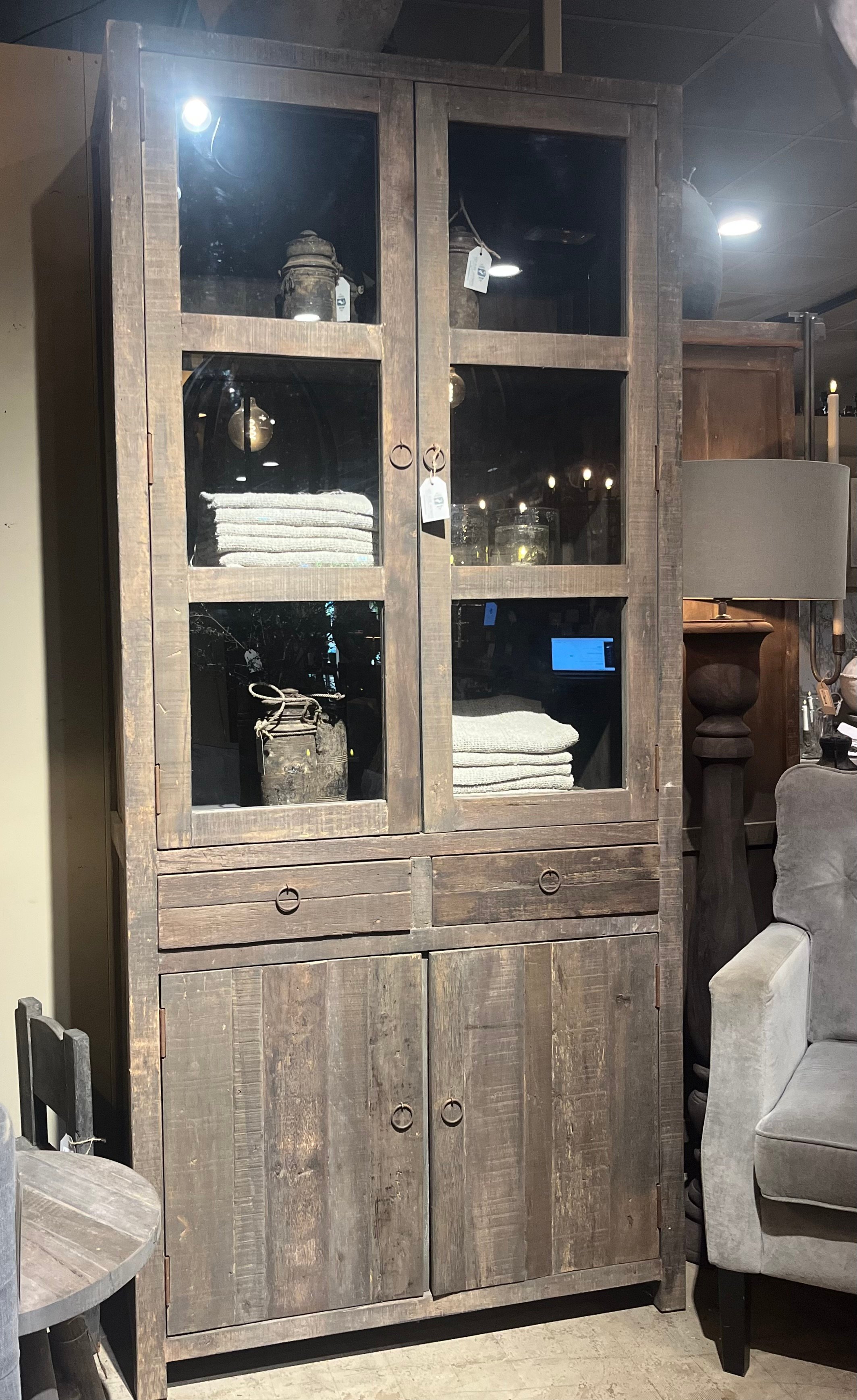 Kast Juna 4-deurs en 2-Lades -Driftwood-