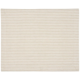 Placemat Beige met Witte Streepjes