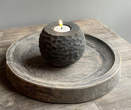 Runde Schale aus Holz 25 cm