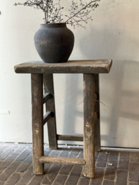 Oud Houten Kruk