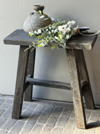 Oud Houten Bankje 46 cm
