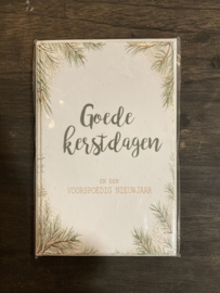 Kerst- en winterkaarten nr. 9 (pakje van 4 stuks)