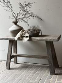 Oud Houten Bankje 80 cm