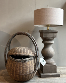 Balusterlampe Old Brown 45 cm