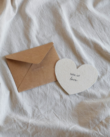 Kaartje Hart ''Lots of Love'' -Leeff-