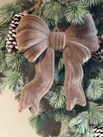 Strik Hanger Velvet Bruin Medium