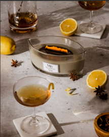 Geurkaars Fireside Ellipse -Woodwick-