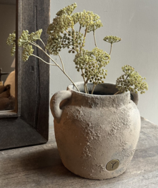 Stenen Kruik Rustic met twee oren 24x18 cm -Brynxz-