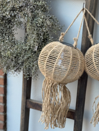 Hanglamp Solar Jute Boho Rond