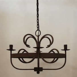 Hanglamp Kroonluchter 4-arms Dusty Brown