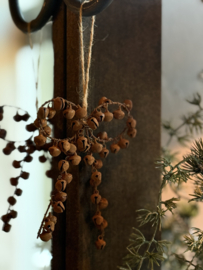 Hanger Strik Belletjes Roest Small