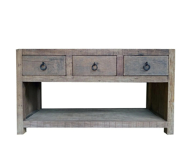 TV-dressoir mit 3 schubladen 120 cm ''Rough''