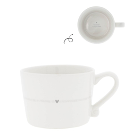 Becher mit Ohr 'Heart Stripe' -Bastion Collections-