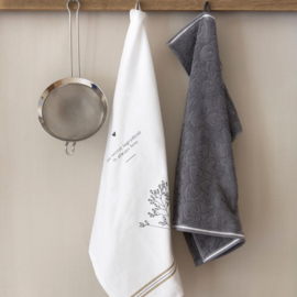 Keukendoek Dark Grey 50x50 cm -Bastion Collections-
