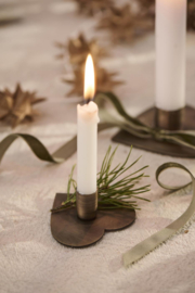 Candle holder f/1.3 cm candle heart