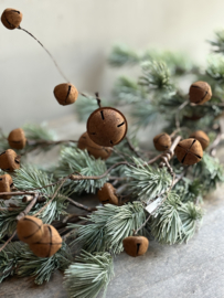 Zweig mit Weihnachtsglocke Rost M