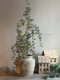 Kerstboom Zijde met Sneeuw LED Small -PTMD-