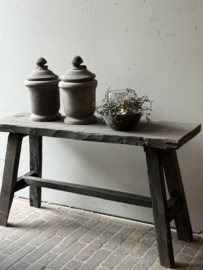 Oud Houten Bankje 81 cm