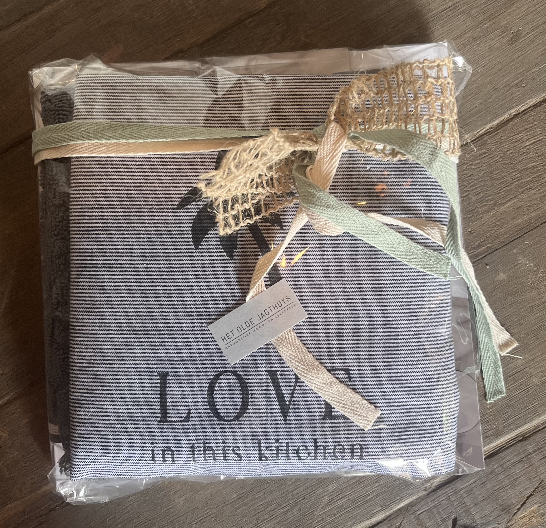 Cadeaupakket keuken- en theedoek