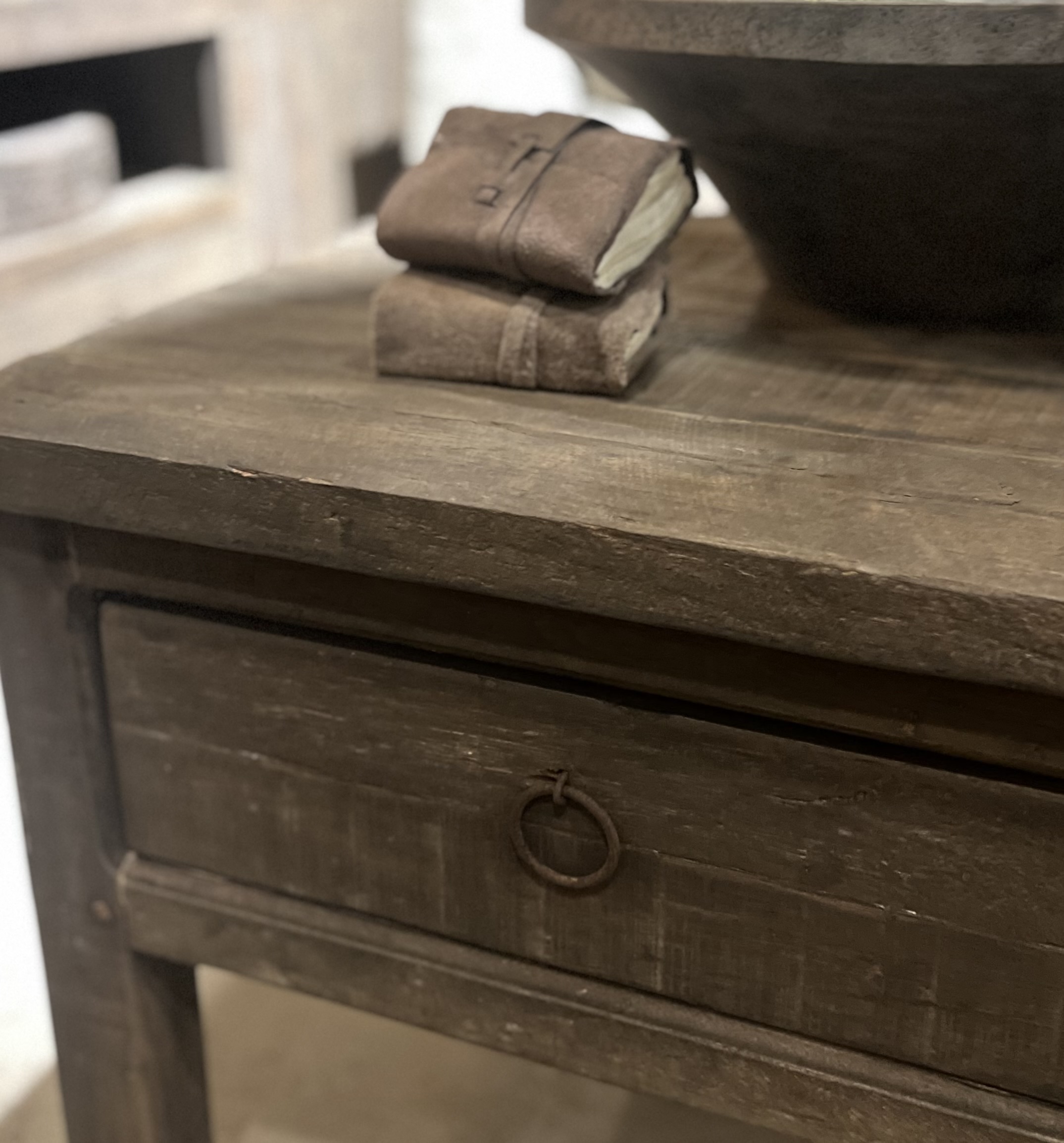 Salontafel Britt met 2-lades 100x60 cm ''Driftwood''