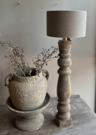 Houten Balusterlamp  -Aura Peeperkorn-