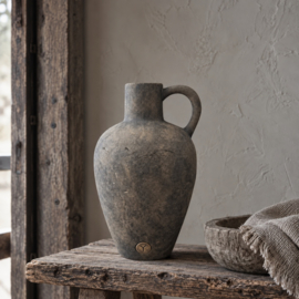 Krug mit Hohem Hals Majestic Brown Large -Brynxz Collections-