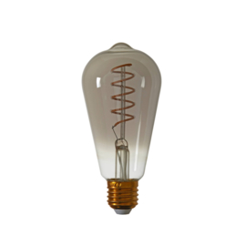 Lampenbol LED Ø6,5x14,5 cm 4W Smoked E27 Dimmable