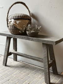 Oud Houten Bankje 82 cm