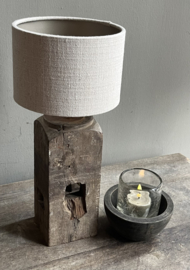 Houten Balusterlamp Small -Aura Peeperkorn-