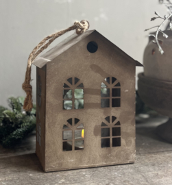 Metalen Hanger Roest Huisje