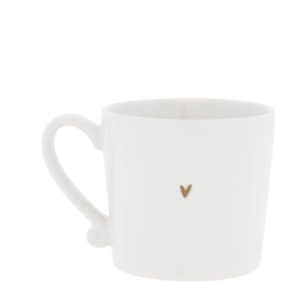 Mok Wit met oor  en tekst Lovely -Bastion Collections-