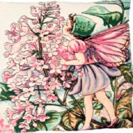 Gobelin Kussen Flower Fairy Sering